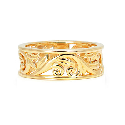 Artisan Filigree Ethical Gold Jacket Ring