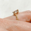 Fancy Champagne Gemstone Toi et Moi Engagement Ring