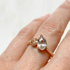 Fancy Champagne Gemstone Toi et Moi Engagement Ring