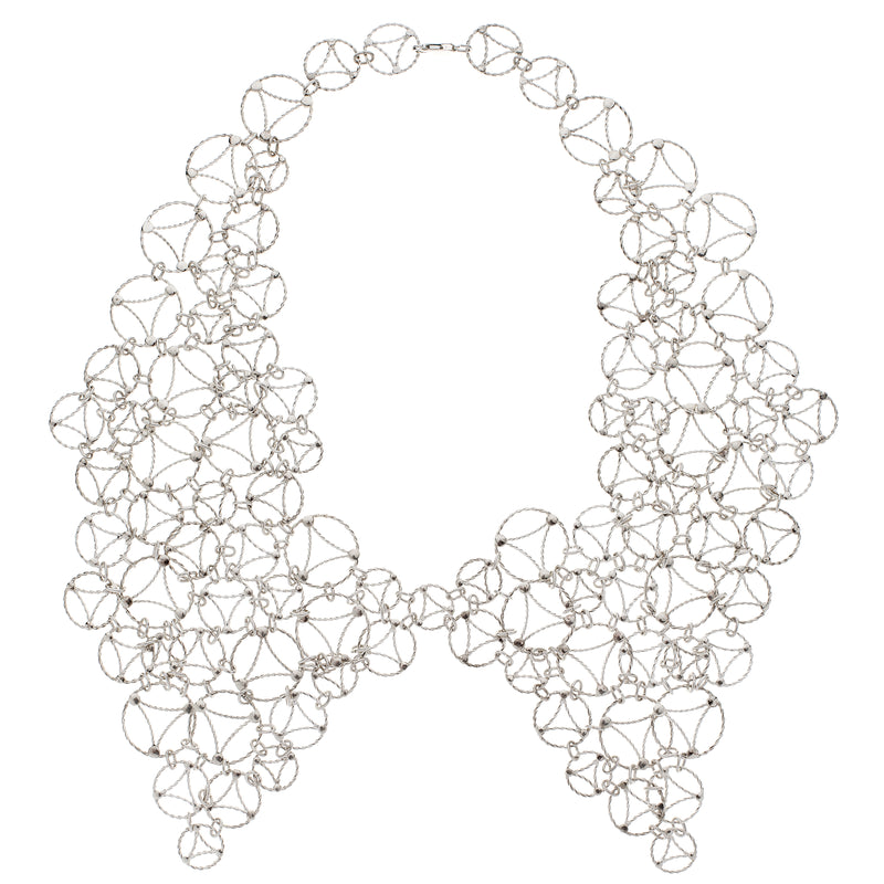 Filigree Lace Shirt Collar Necklace