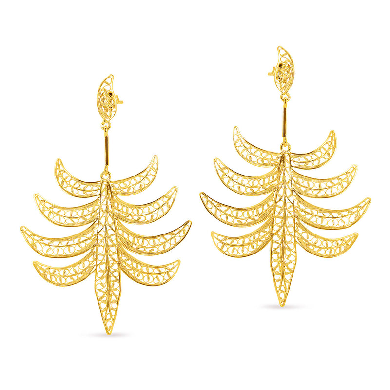 Unique Filigree Tropicana Earrings