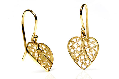 Heart Filigree Earrings