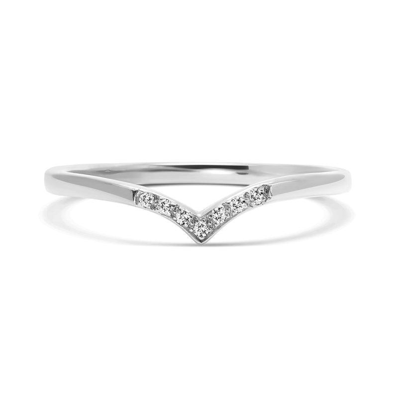 Wishbone Crown Ethical Platinum Ring