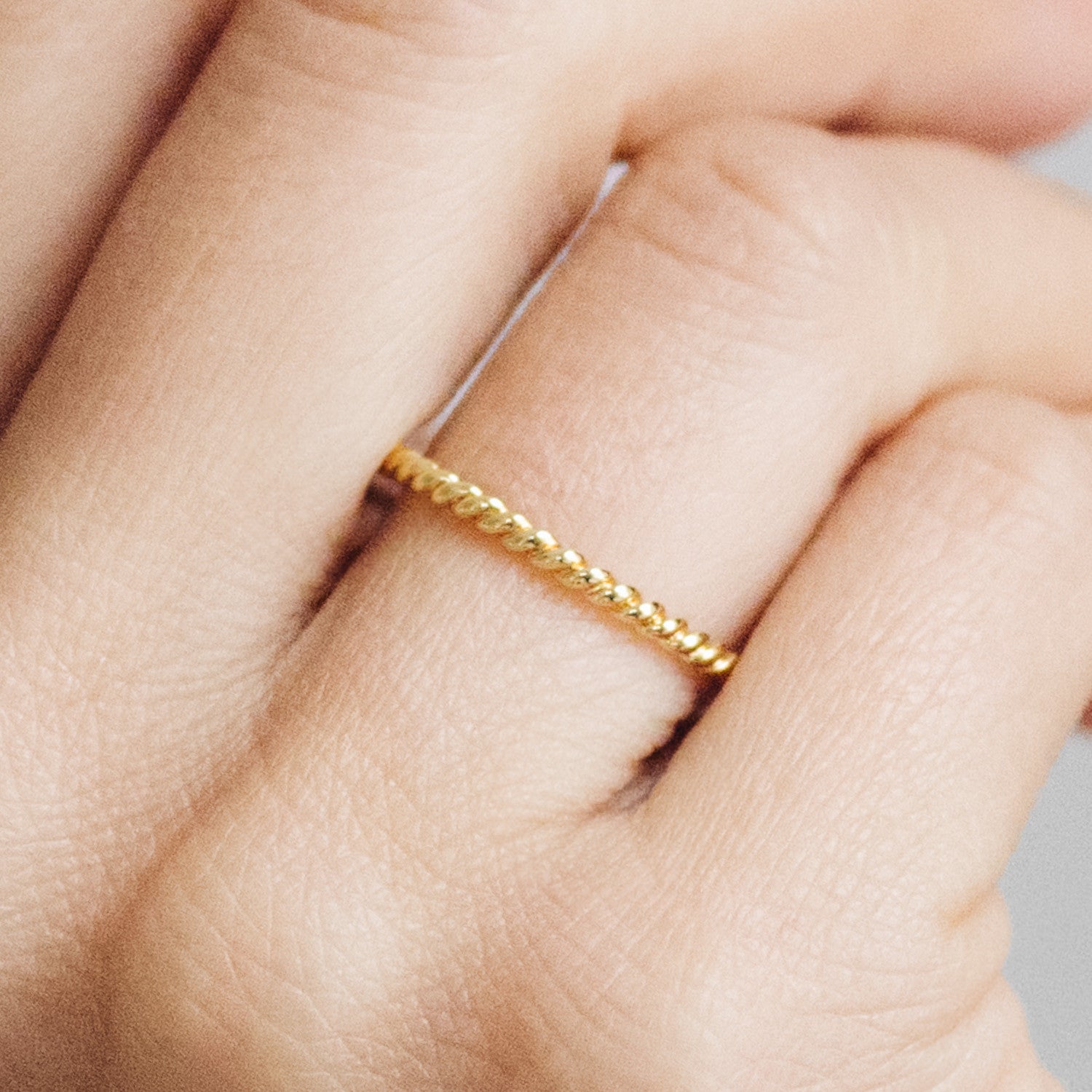 Gold Braided Wedding Rings, Fields of Wheat Rings